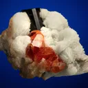 Spessartine with Schorl & Albite var. Cleavelandite - image 3
