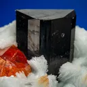 Spessartine with Schorl and Albite var. Cleavelandite - image 2