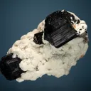 Spessartine with Schorl and Albite var. Cleavelandite - image 5