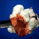 Spessartine with Schorl and Albite var. Cleavelandite (repaired) - image 4