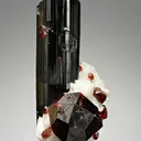 Spessartine with Schorl and Feldspar - image 1