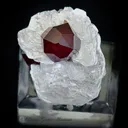Spessartite Garnet on Mica - image 3