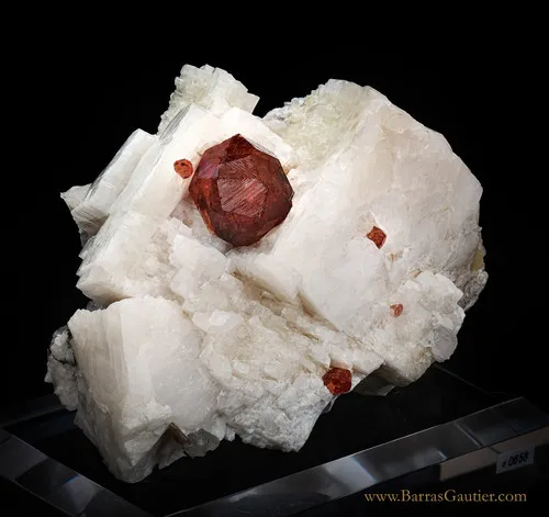 Spessartite Garnet - Orthoclase - image 2