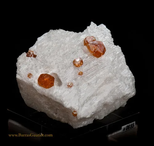 Spessartite Garnet - Orthoclase image