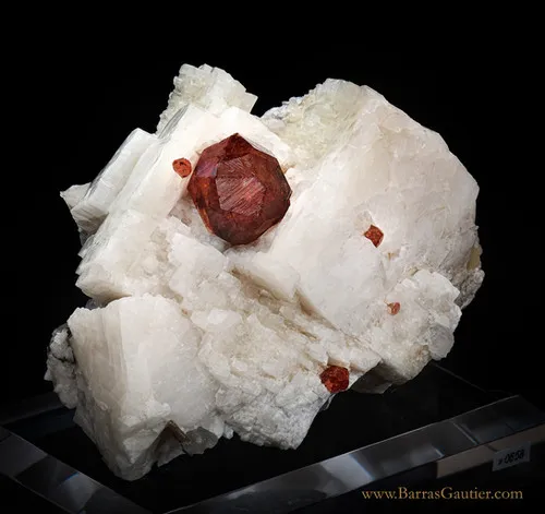 Spessartite Garnet - Orthoclase - image 2