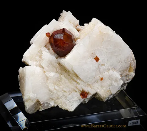 Spessartite Garnet - Orthoclase image