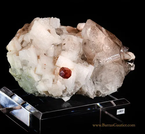 Spessartite Garnet- Quartz- Orthoclase - image 3