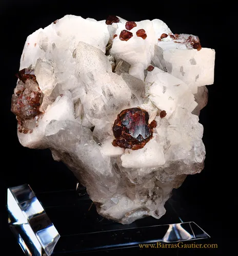 Spessartite Garnet - Quartz - Orthoclase - image 2