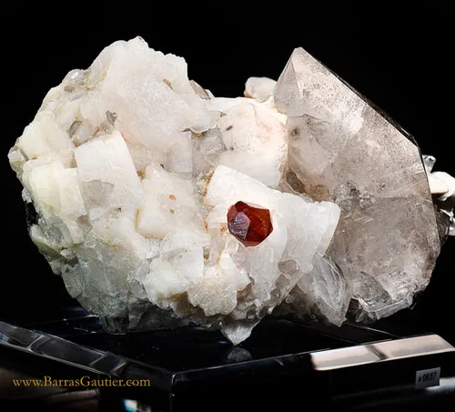 Spessartite Garnet- Quartz- Orthoclase image