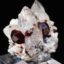 Spesssartite Garnet - Quartz, Orthoclase, Tourmaline - image 2