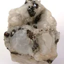 Sphalerite and Calcite on Quartz - image 1