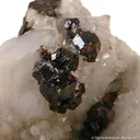Sphalerite and Calcite on Quartz - image 2