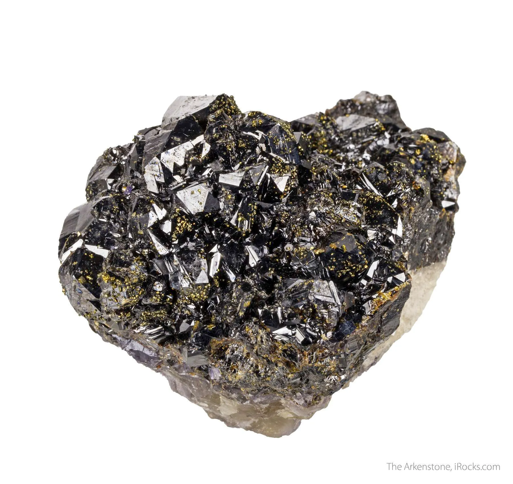 Sphalerite and Fluorite with Chalcopyrite - image 6