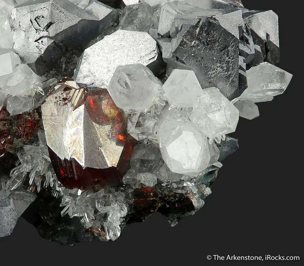 Sphalerite and Galena on Quartz - image 4