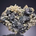 SPHALERITE and PYRITE on QUARTZ - image 1