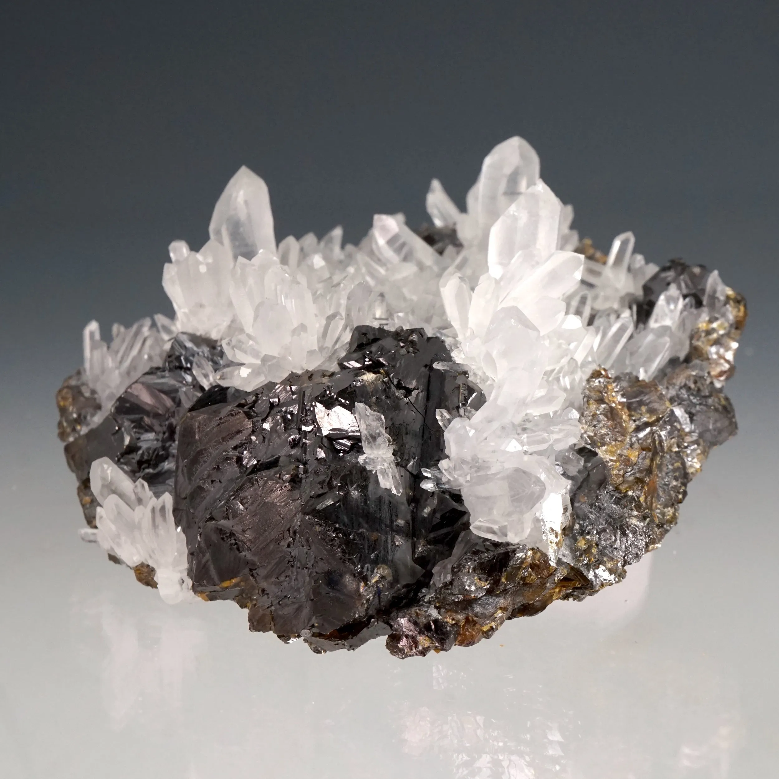 Sphalerite and Quartz, Pachapaqui Mining District, Aquia Dist., Bolognesi Prov., Ancash, Peru - image 3