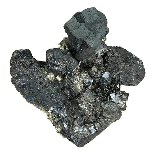 Sphalerite, Bornite, Pyrite, Jamesonite image