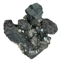 Sphalerite, Bornite, Pyrite, Jamesonite - image 1