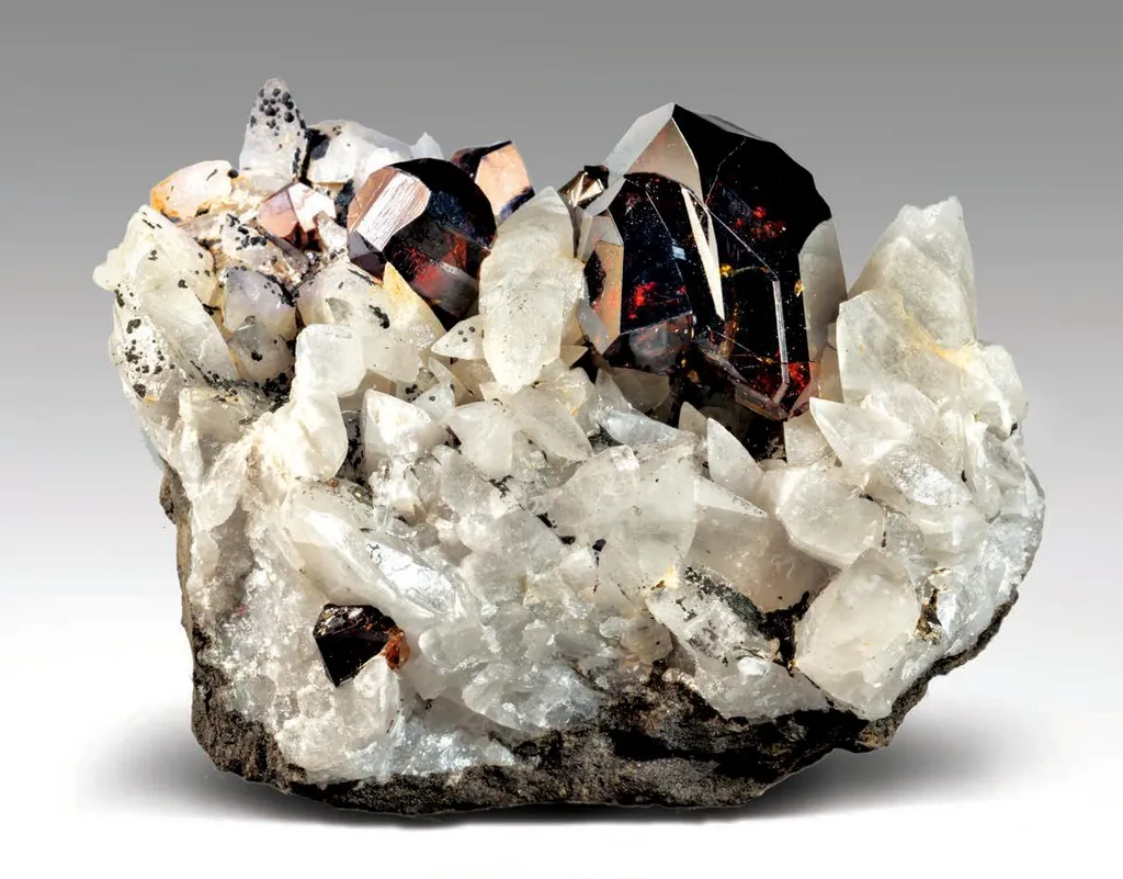 Sphalerite, Calcite - image 1