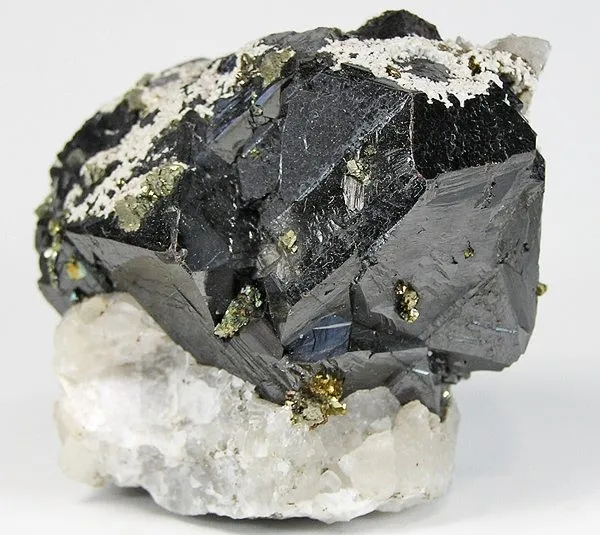 Sphalerite, Calcite image