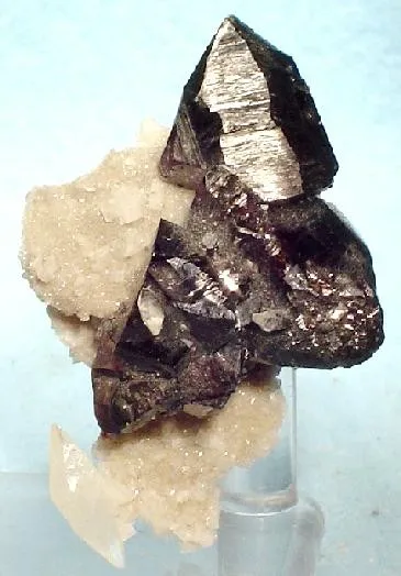 Sphalerite, Calcite image
