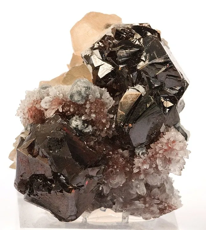 Sphalerite, Calcite, Quartz image