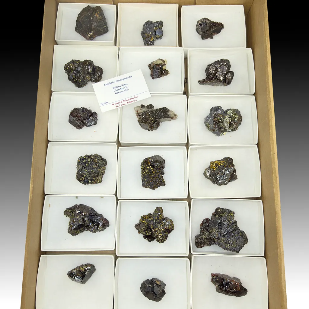 Sphalerite, Chalcopyrite lot - image 1