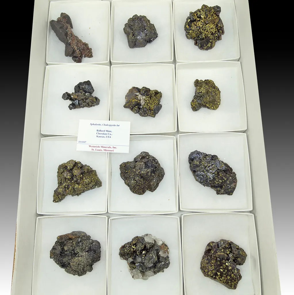 Sphalerite, Chalcopyrite lot - image 1