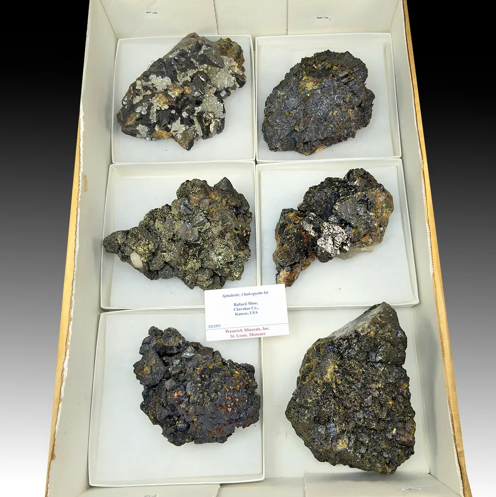 Sphalerite, Chalcopyrite lot - image 1