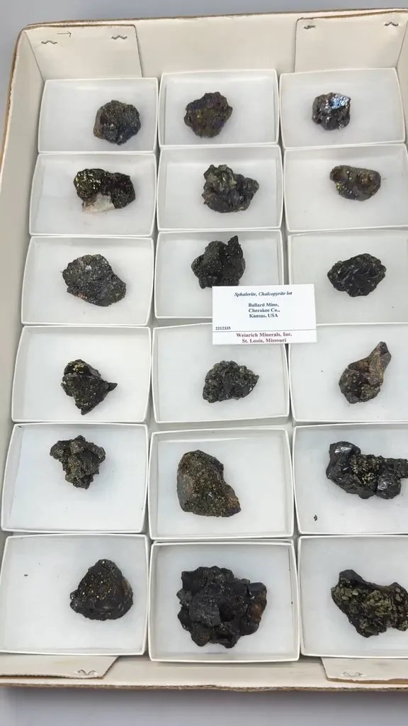 Sphalerite, Chalcopyrite lot - image 1