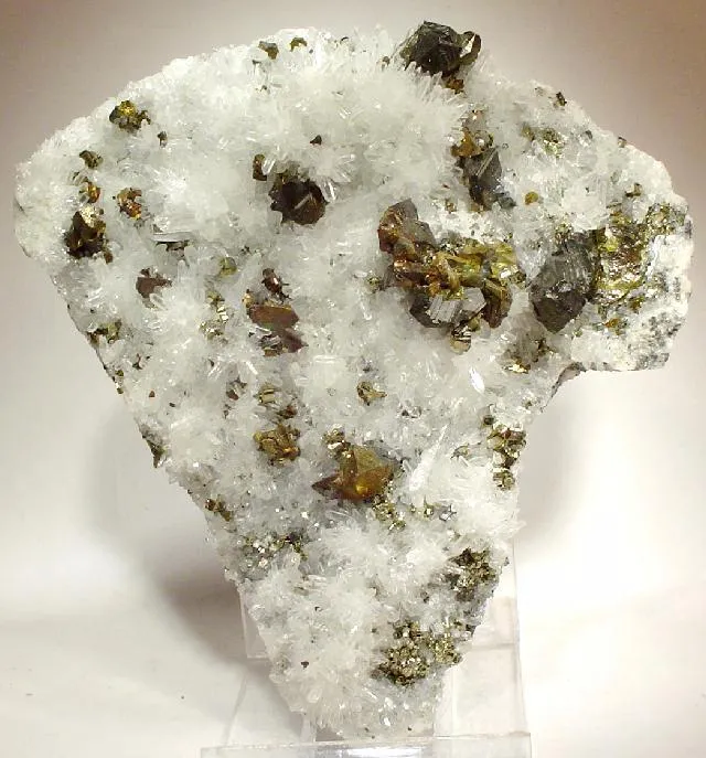 Sphalerite, Chalcopyrite, Pyrite, Quartz image