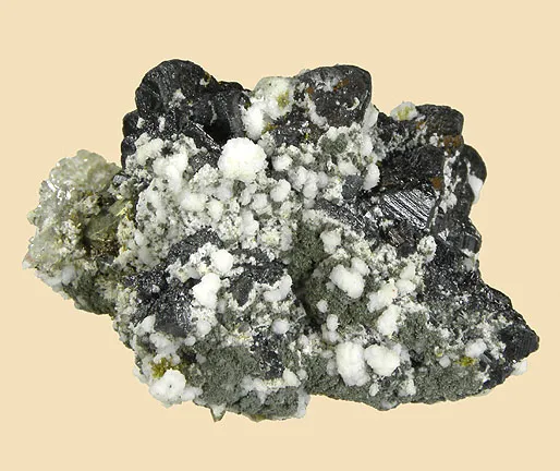 Sphalerite, Chalcopyrite, Quartz, Calcite, Epidote - image 2