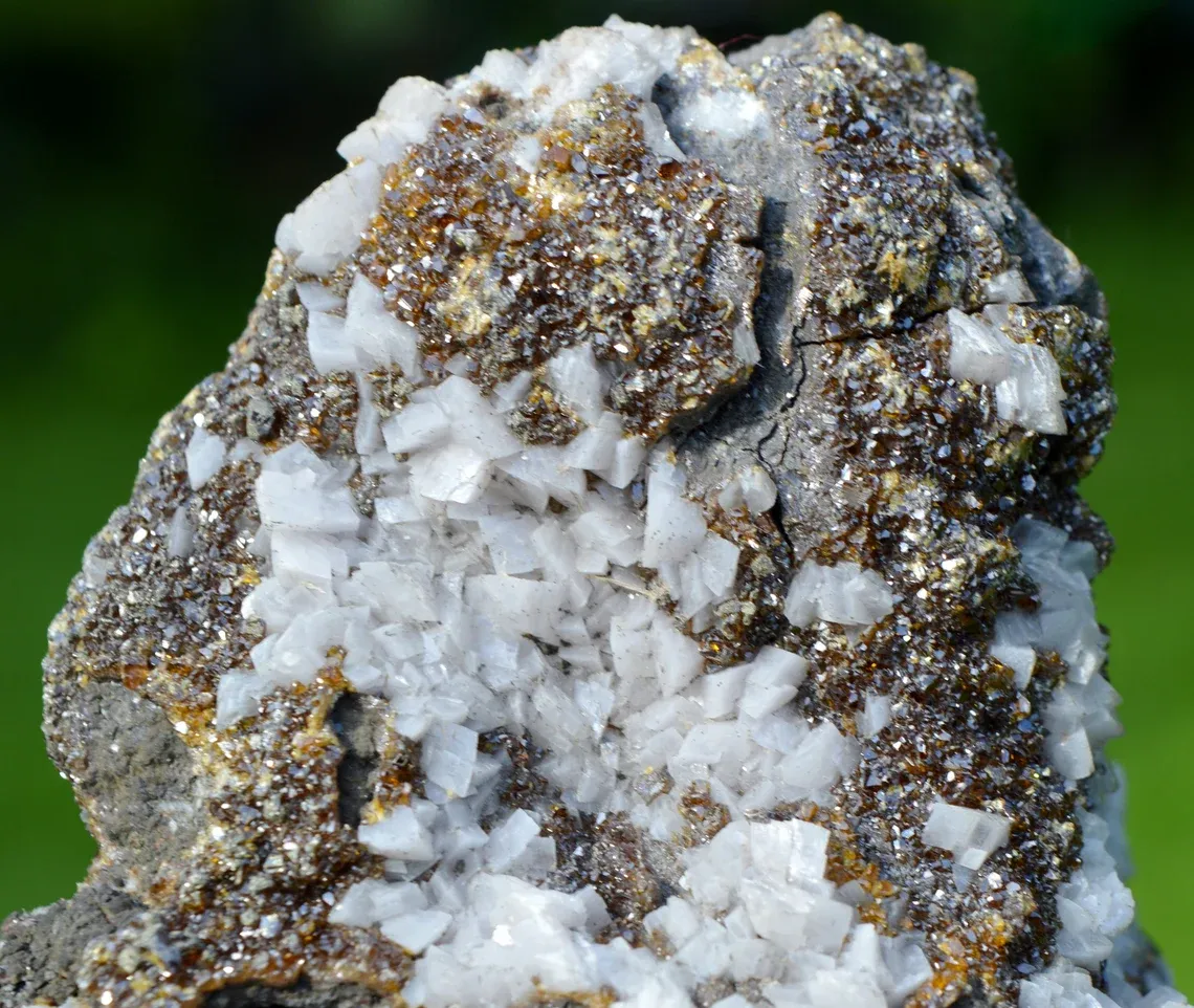 Sphalerite & Dolomite 1970 grams - Trèves, Le Vigan, Gard, Occitanie, France - image 4