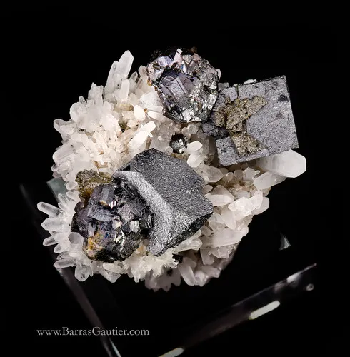 Sphalerite - Galena on Quartz - image 3