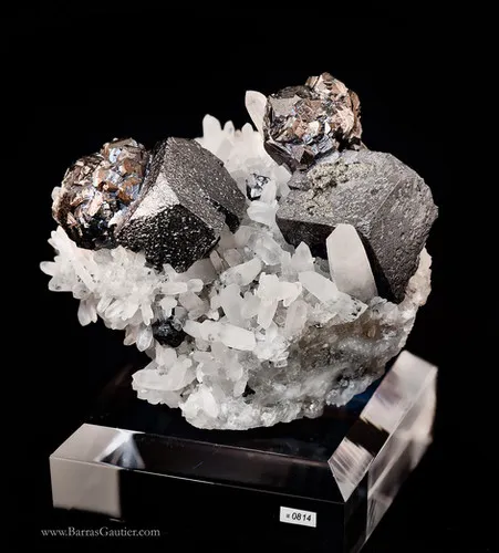 Sphalerite - Galena on Quartz - image 2