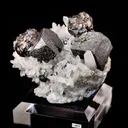 Sphalerite - Galena on Quartz - image 2