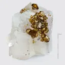 Sphalerite on Calcite - image 1