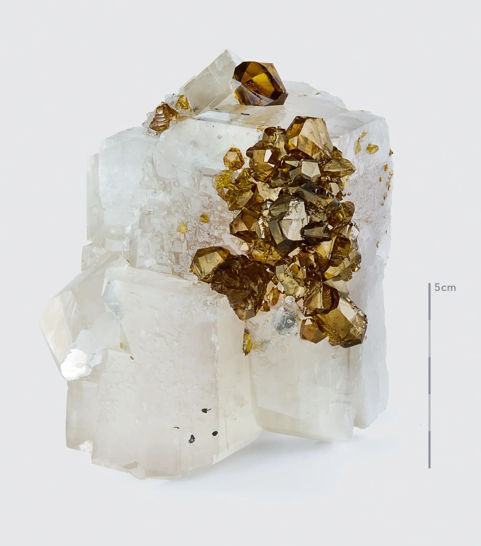 Sphalerite on Calcite - image 1