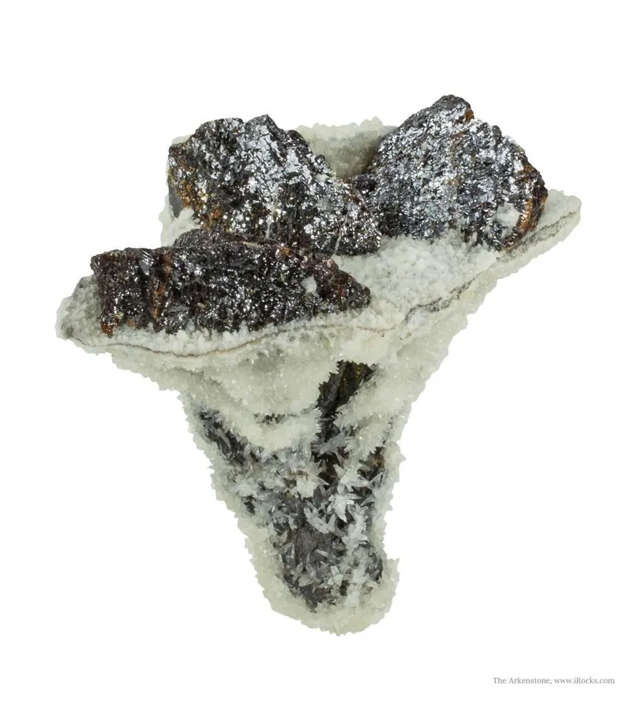 Sphalerite on Calcite "Pinnacle" - image 3