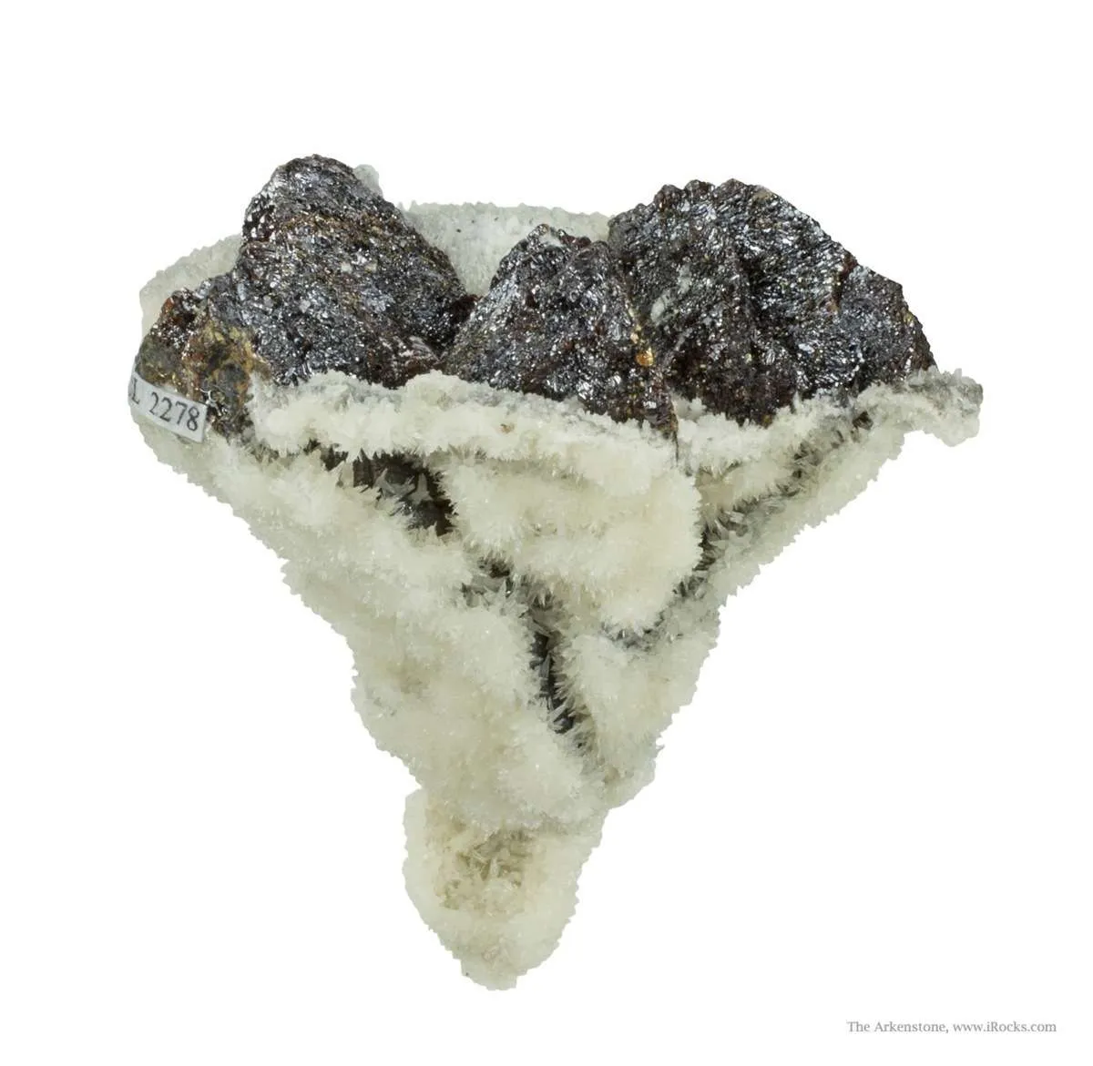 Sphalerite on Calcite "Pinnacle" - image 4