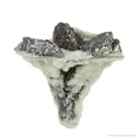 Sphalerite on Calcite "Pinnacle" - image 1