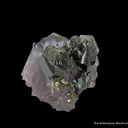 Sphalerite on Fluorite, with Chalcopyrite - image 4