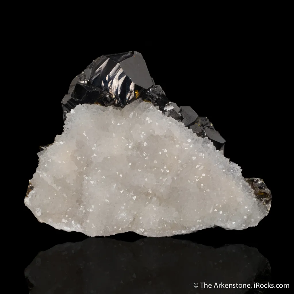 Sphalerite on Quartz and Galena image