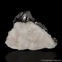 Sphalerite on Quartz and Galena - image 1