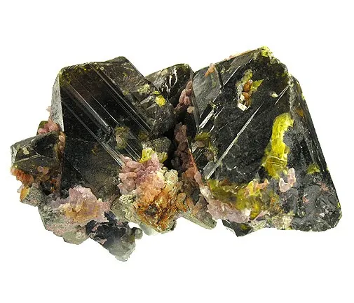Sphalerite, Quartz (Var: Amethyst) image