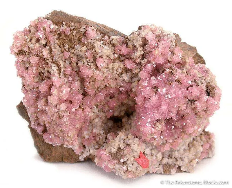 Sphalerite (Rare!) With Rhodochrosite image