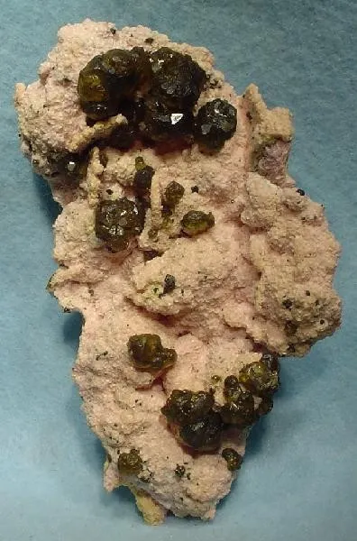 Sphalerite, Rhodochrosite image