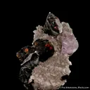 Sphalerite (twinned) and Fluorite - image 2