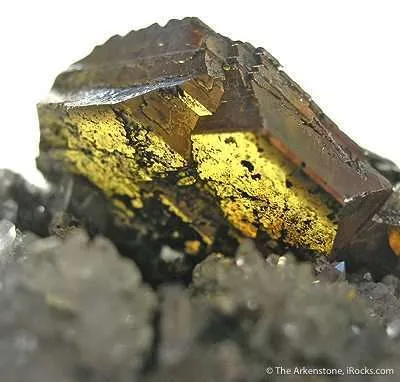 Sphalerite (Twinned) on Quartz - image 3
