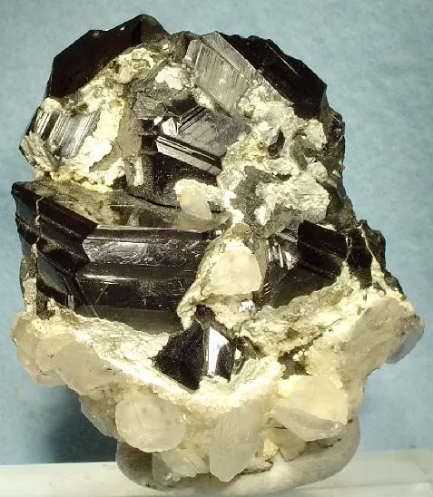 Sphalerite (Var: Marmatite), Calcite - image 1